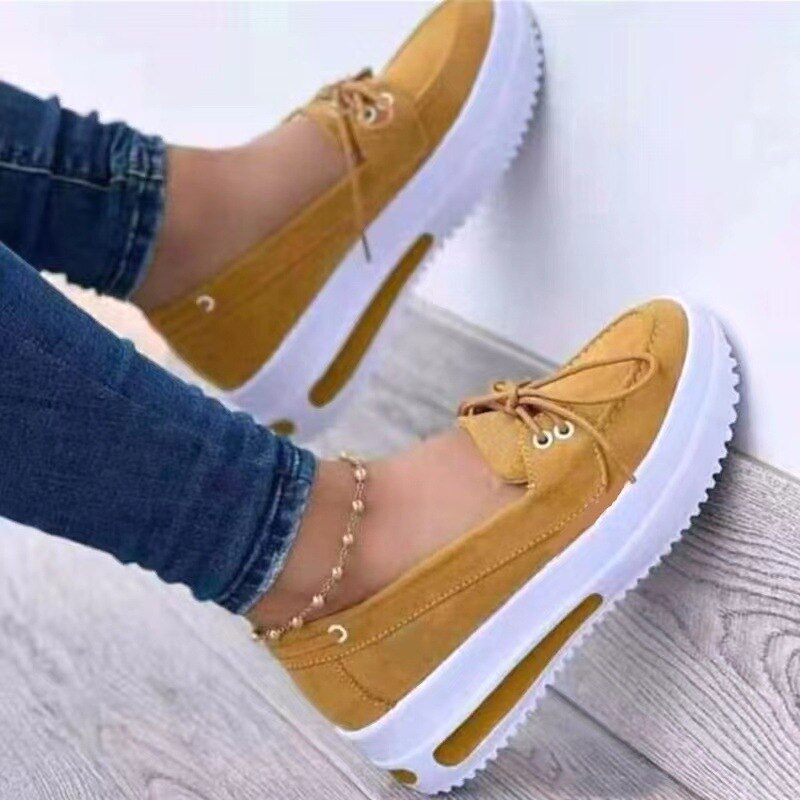 Orthopaedic Ladies' Espadrilles with Air Cushion Sole – Malina-Yellow-3-Nora Luxe
