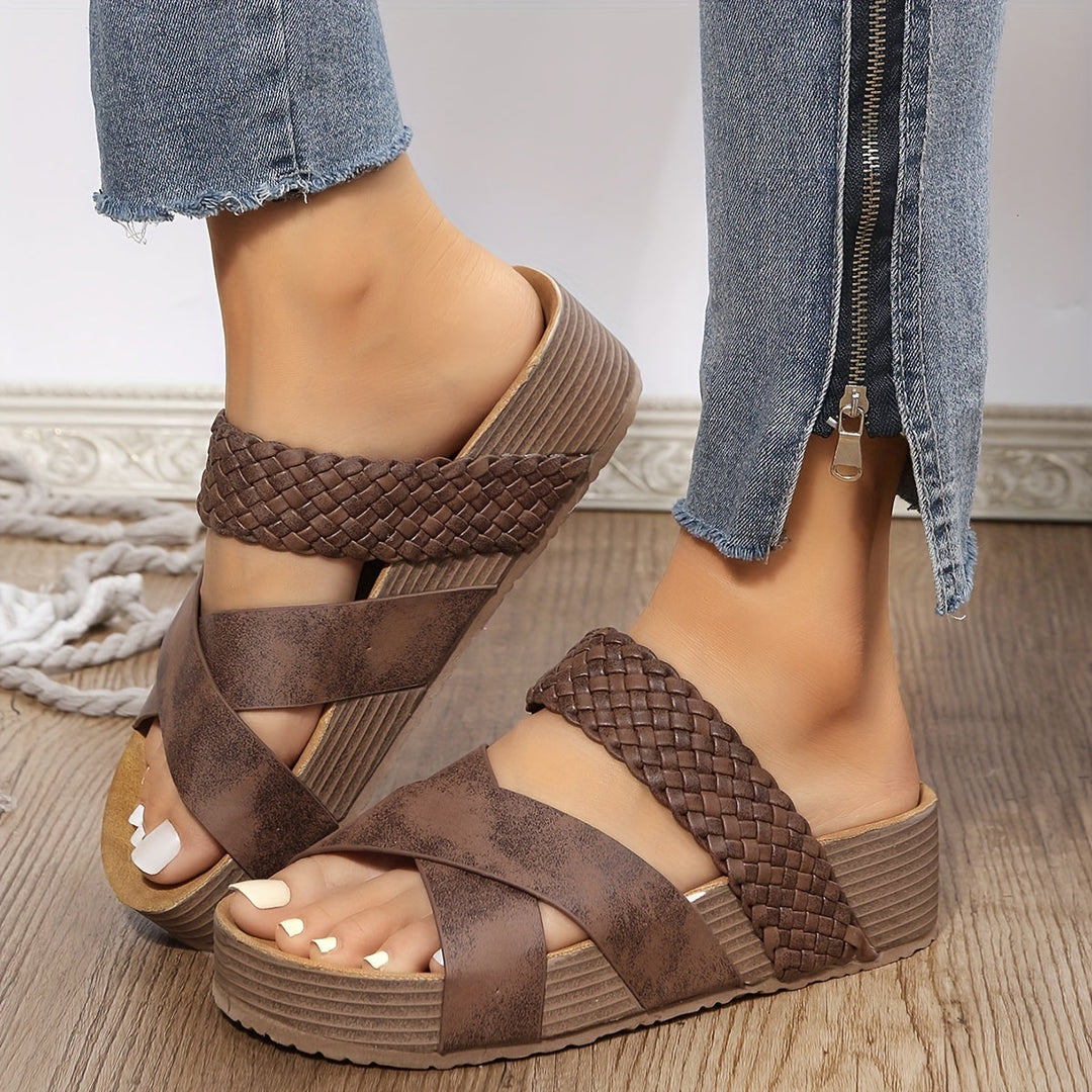 Orthopaedic Ladies Sandals - Sofia-Black-5-Nora Luxe