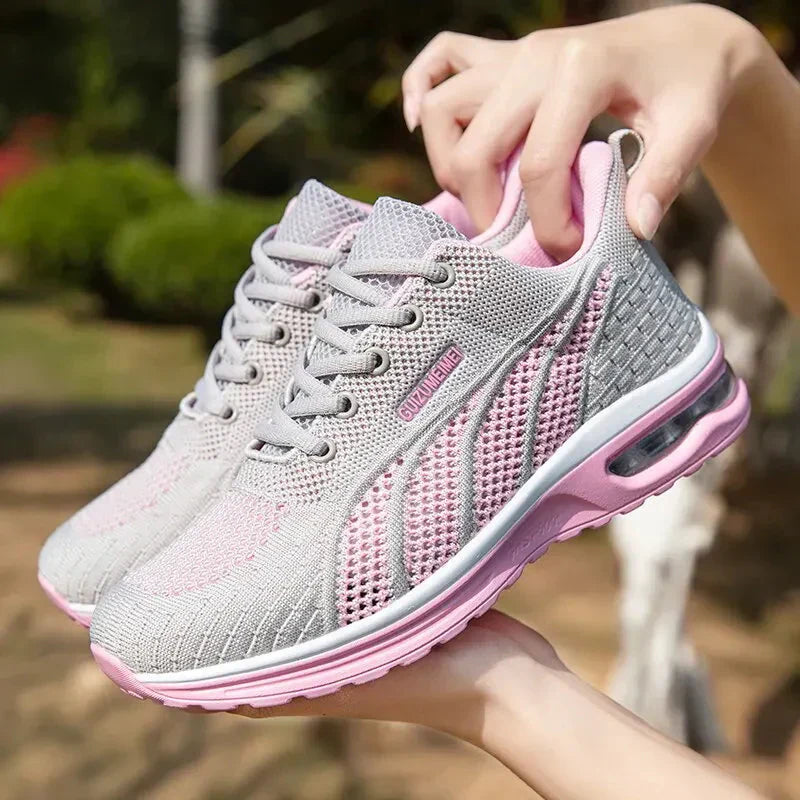 Orthopaedic Ladies' Sneakers – Elena-Gray-3-State of Style
