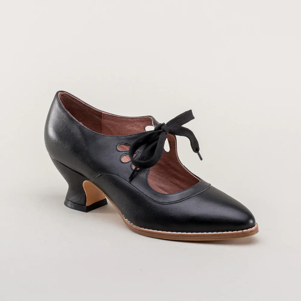 Orthopaedic leather pumps – Viviana-Black-3-Nora Luxe