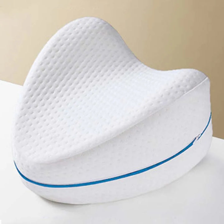 Orthopaedic Memory Foam Leg Cushion - ComfortFoam-White-Nora Luxe