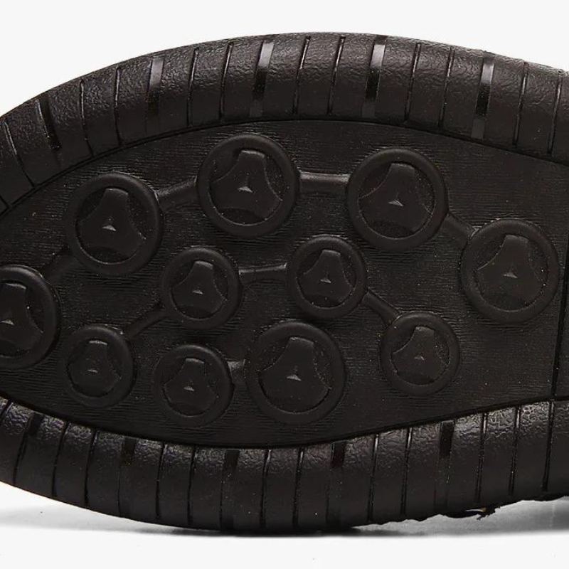 Orthopaedic men's leather sandals - Marco-Black-5.5-Nora Luxe
