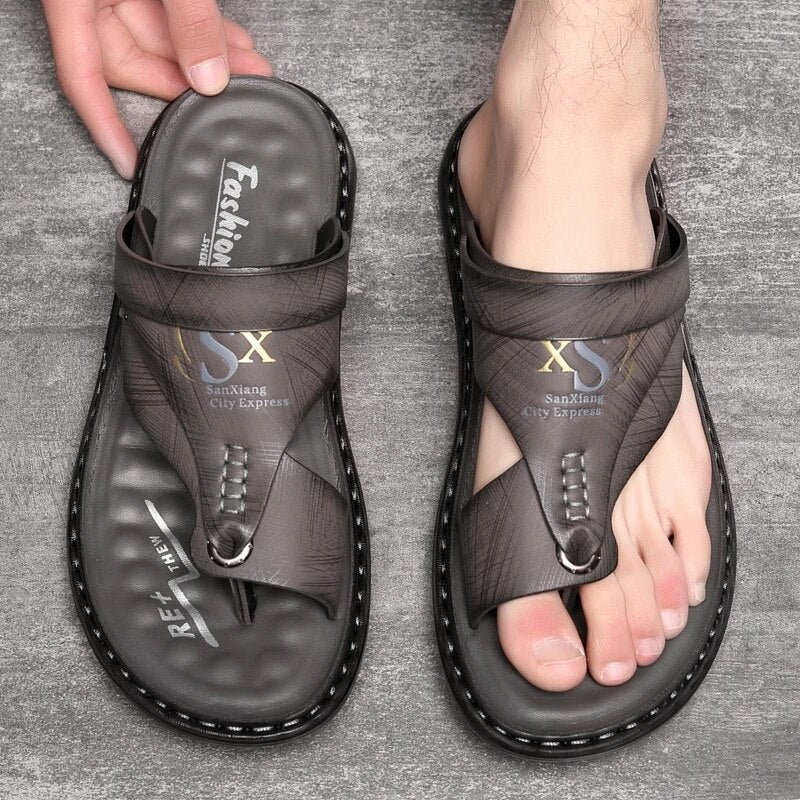 Orthopaedic Men's Sandals – Lars-Dark grey-6-State of Style