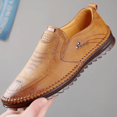 Orthopaedic men's shoes for maximum comfort – Lorenzo-Brown-6.5-Nora Luxe