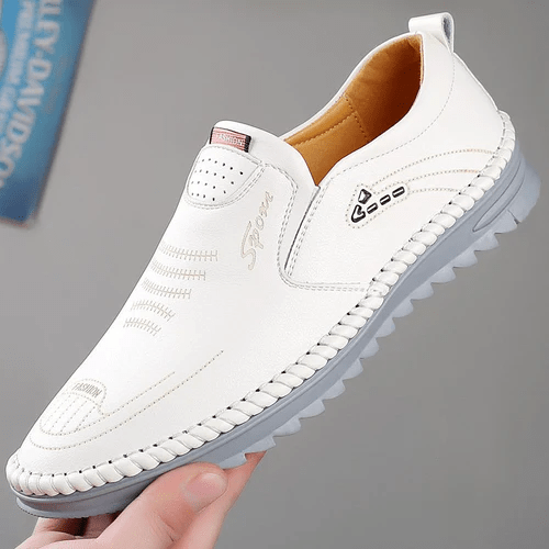 Orthopaedic men's shoes for maximum comfort – Lorenzo-White-6.5-Nora Luxe