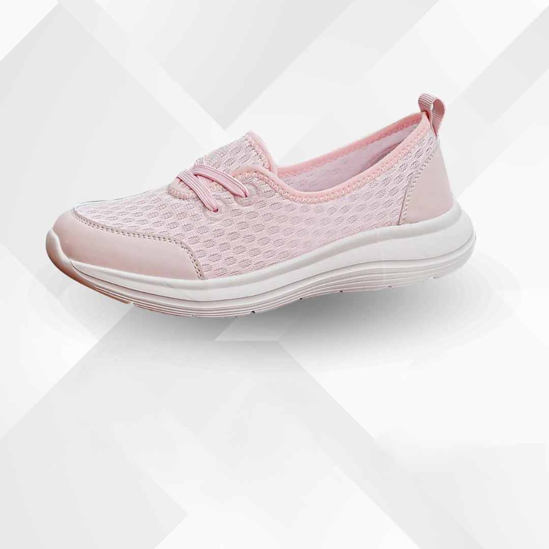 Orthopaedic pain relief shoes for women – Selina-Pink-3-Nora Luxe
