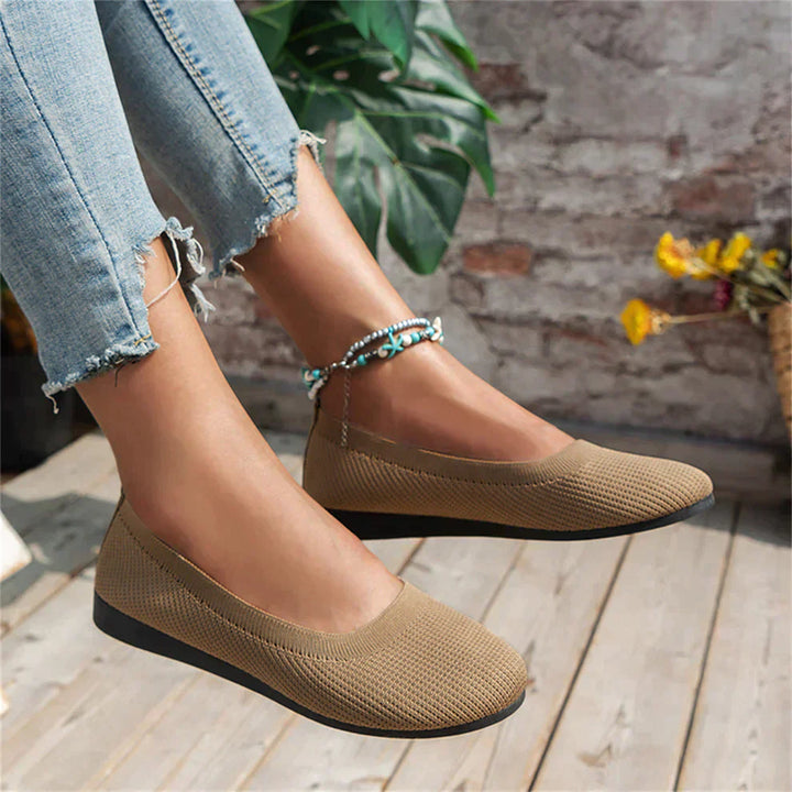 Orthopaedic Slip-On Shoes - Lupine-Khaki-3.5-Nora Luxe