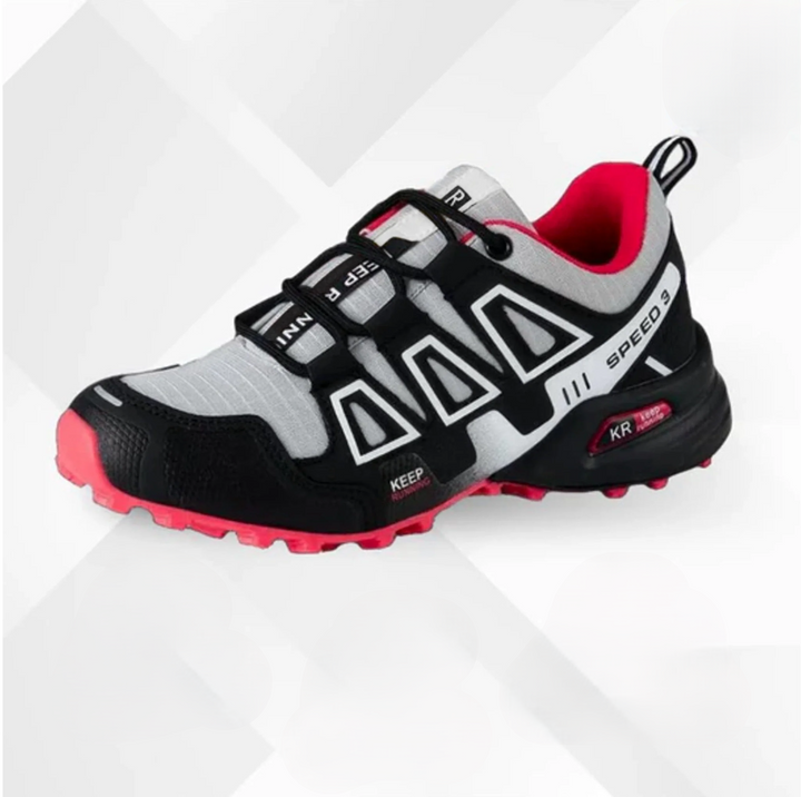 Orthopaedic trekking and hiking shoes - Alpena-Black-Blue-3-Nora Luxe