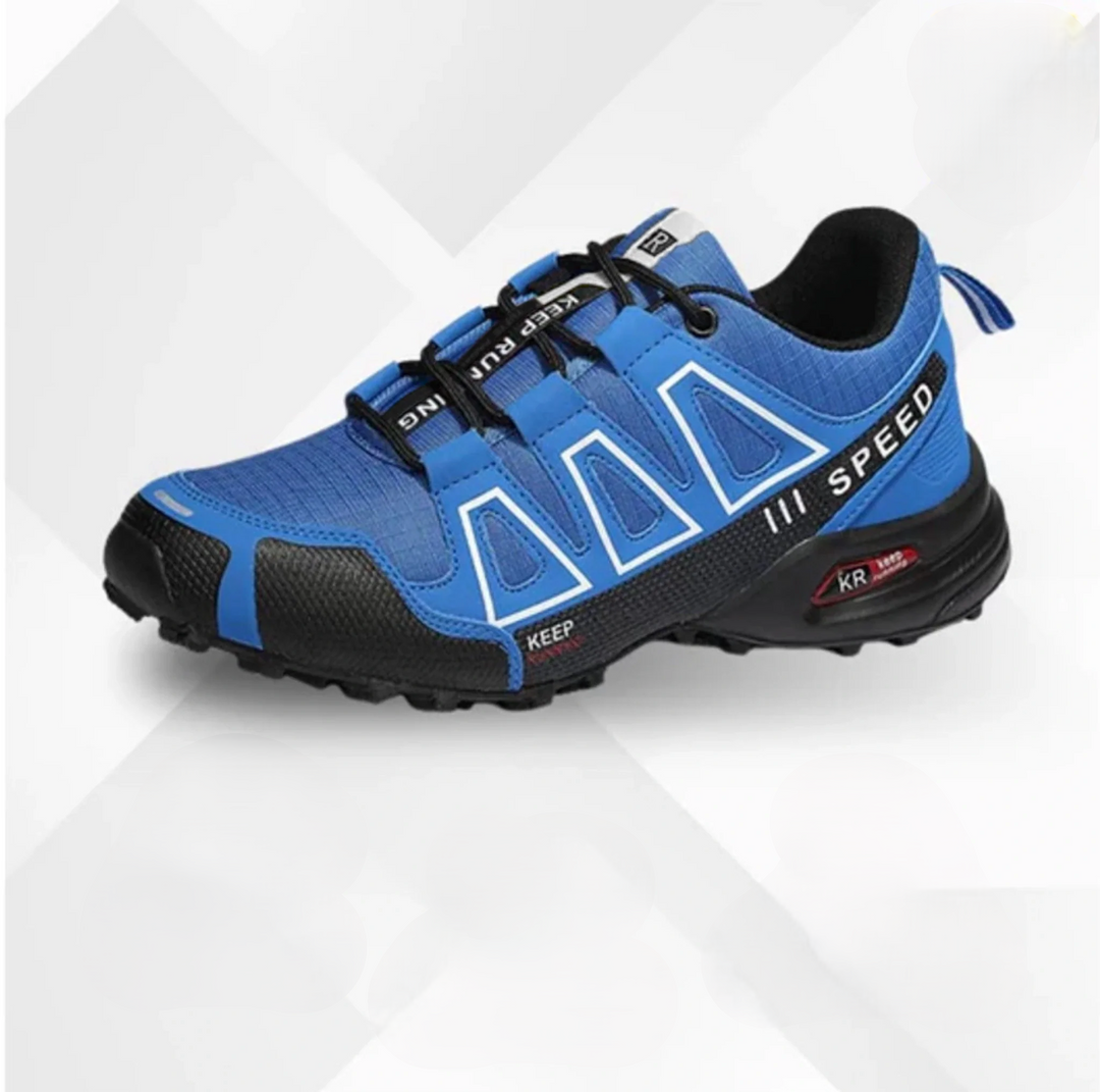 Orthopaedic trekking and hiking shoes - Alpena-Blue-3-Nora Luxe