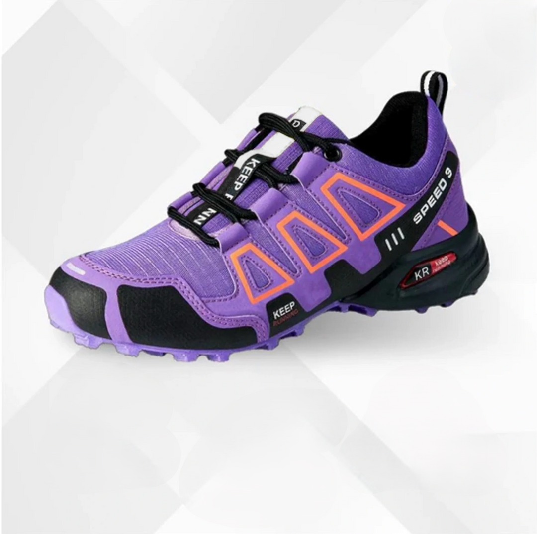 Orthopaedic trekking and hiking shoes - Alpena-Purple-3-Nora Luxe