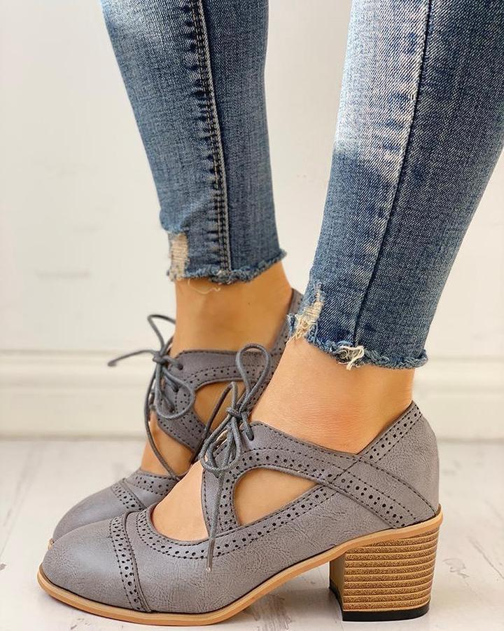 Orthopaedic Vintage Women's Shoes - Felina-Grey-4.5-The Livary