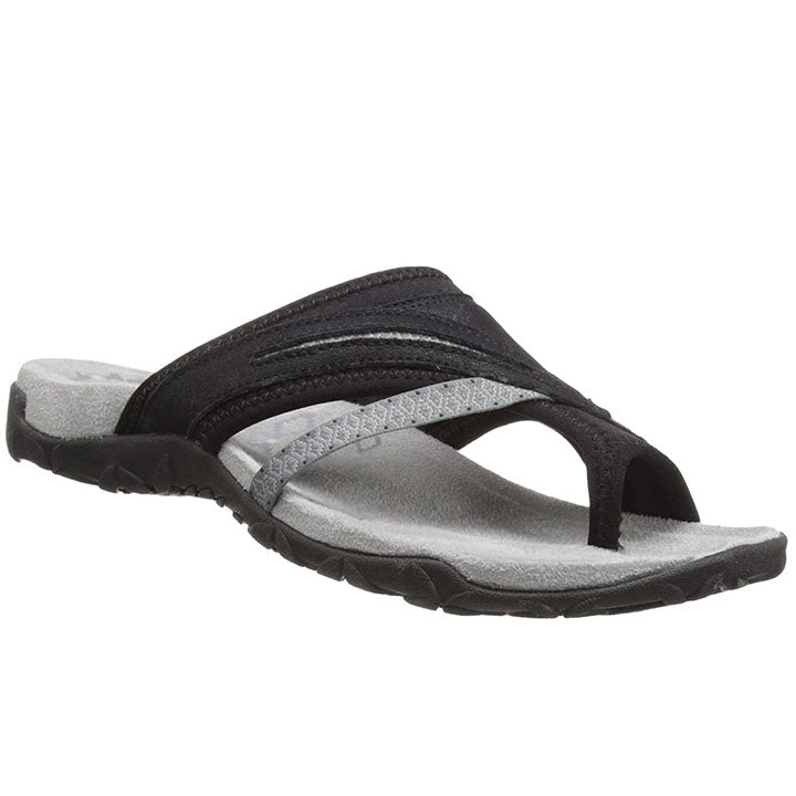 Orthopaedic women's sandals with 3-arch support – Alessandra-Black-3-Nora Luxe