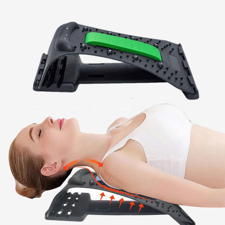 Orthopedic Back and Neck Stretcher - RelaxPosture-Green-Nora Luxe
