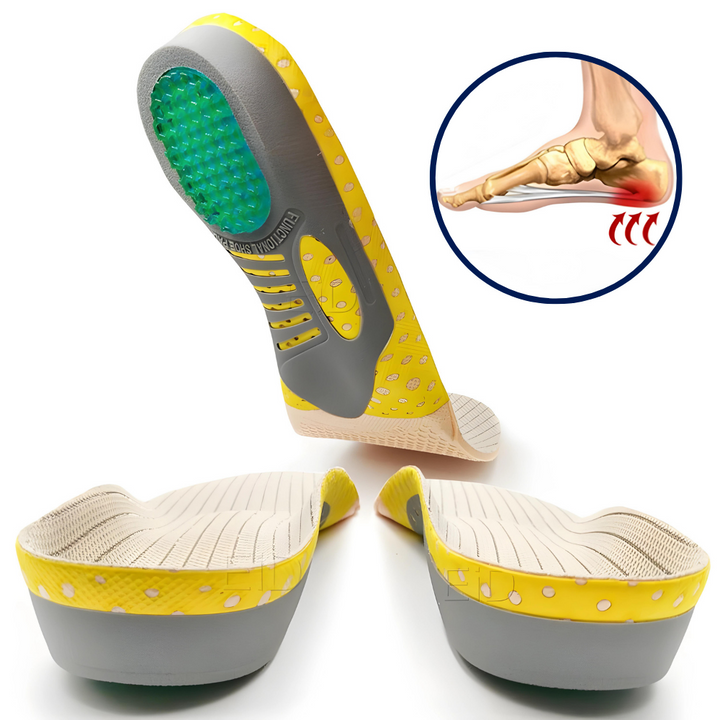 Orthopedic Insoles with Arch Support - FlexiStep-S (3.0-7.0)-Nora Luxe