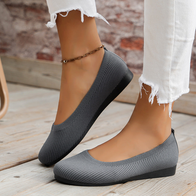 Orthopedic ladies' ballerinas with comfort sole & classic design – Mia-Black-4-Nora Luxe