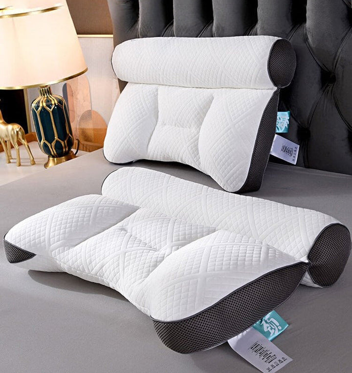 Orthopedic Pillow - ComfortAlign™-Black-Nora Luxe