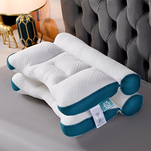 Orthopedic Pillow - ComfortAlign™-Blue-Nora Luxe