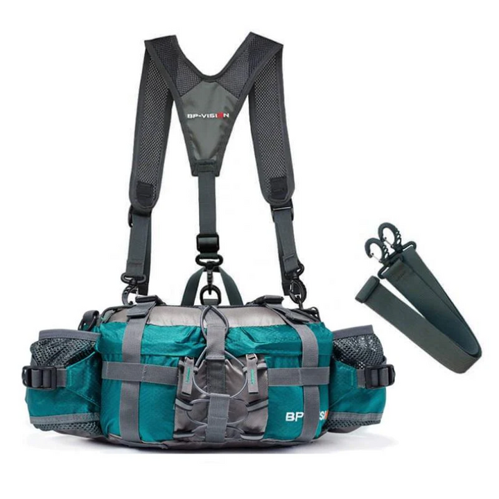 Outdoor Crossbody Bag - VenturePro-Green-Upgraded (with backpack strap)-Nora Luxe