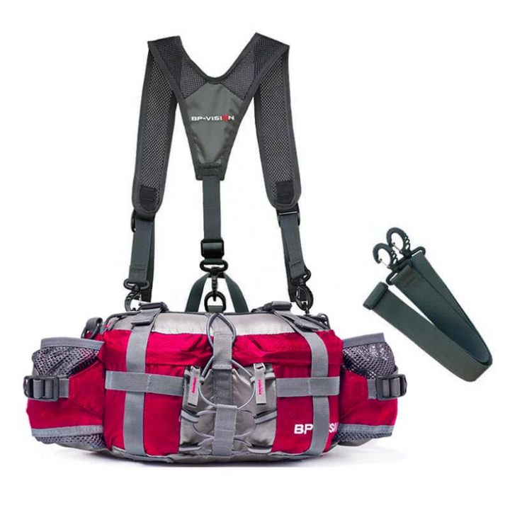 Outdoor Crossbody Bag - VenturePro-Pink-Upgraded (with backpack strap)-Nora Luxe