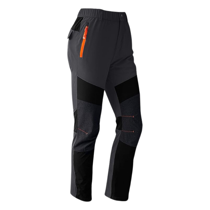 Outdoor Walking Trousers - TrekPro-Gray-S-Nora Luxe