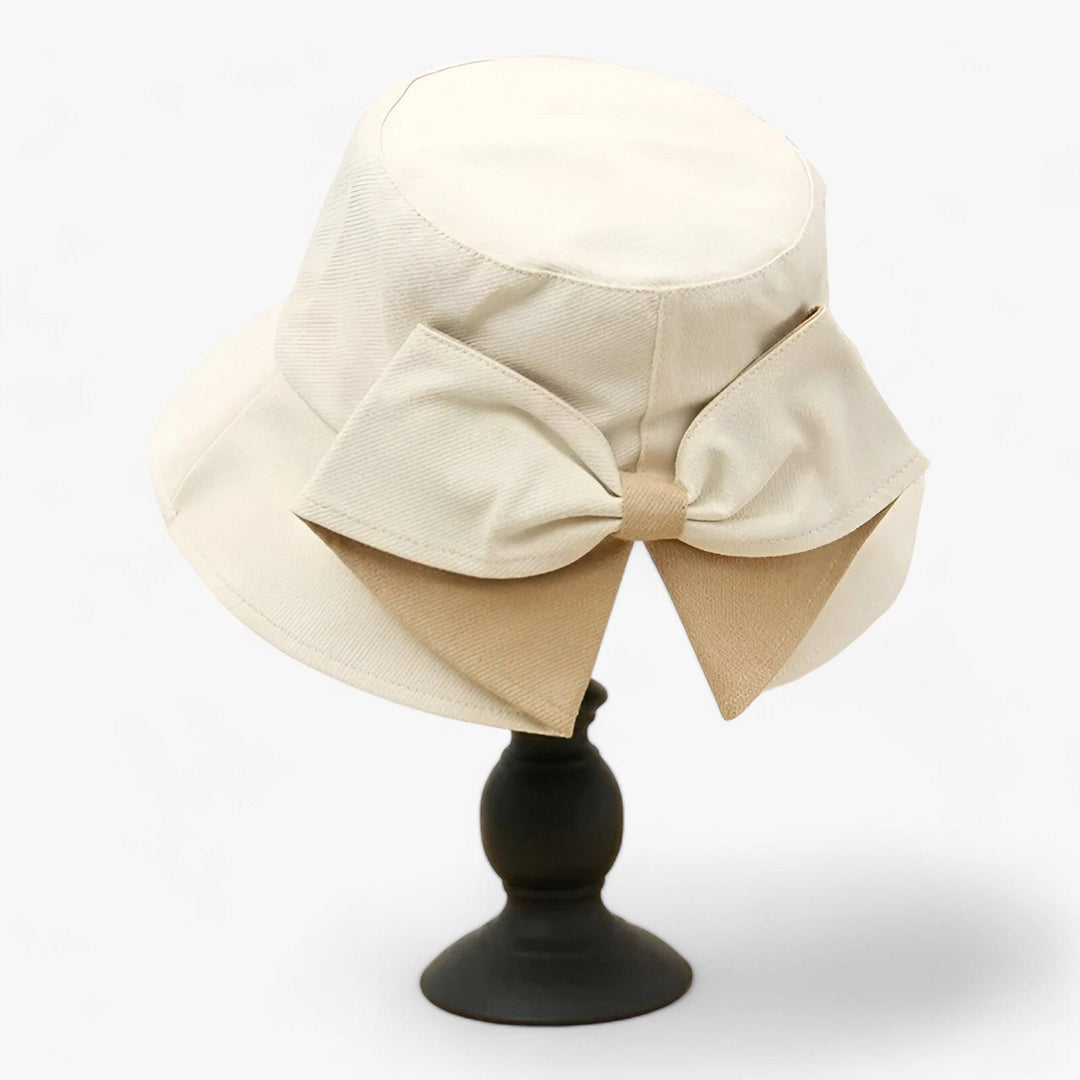 Outdoor women's sun hat – Solaro-White Beige-Nora Luxe