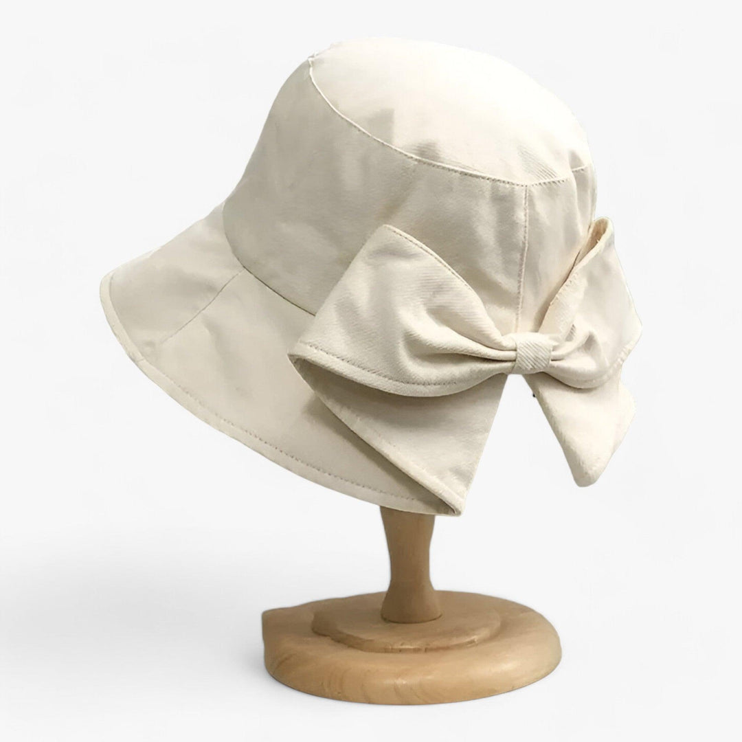 Outdoor women's sun hat – Solaro-White-Nora Luxe
