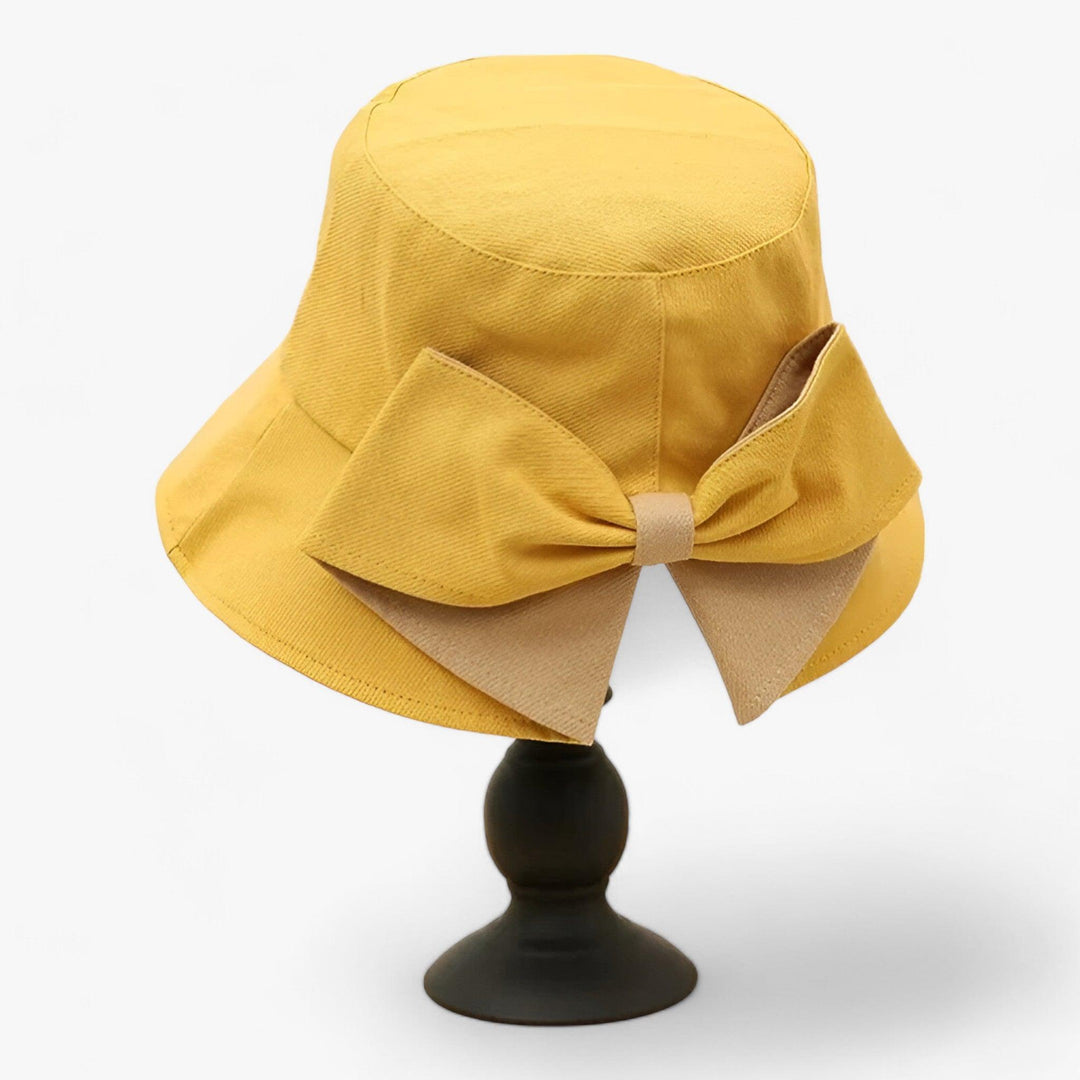 Outdoor women's sun hat – Solaro-Yellow Beige-Nora Luxe