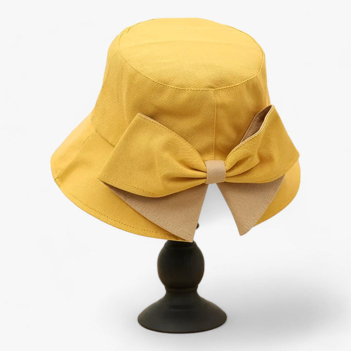 Outdoor women's sun hat – Solaro-Yellow Beige-Nora Luxe