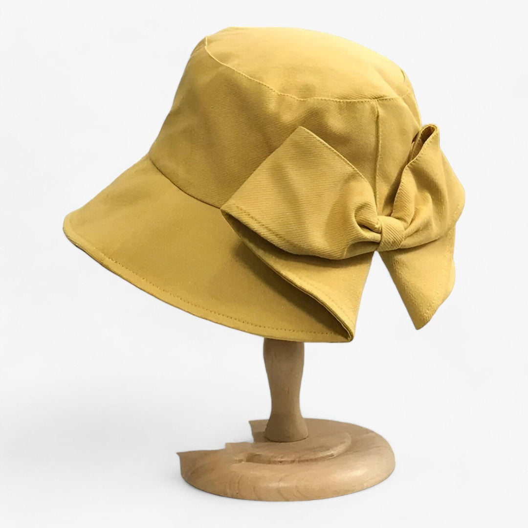 Outdoor women's sun hat – Solaro-Yellow-Nora Luxe