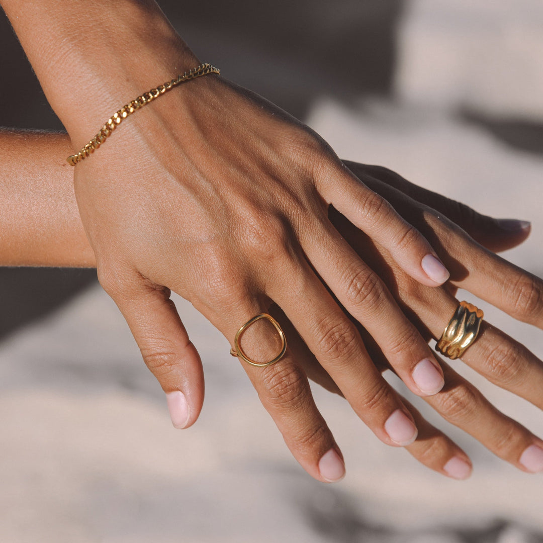 Oval Ring - Noa-5-Gold-Nora Luxe