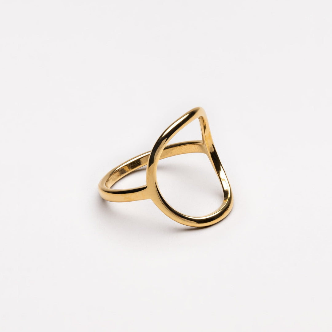 Oval Ring - Noa-5-Gold-Nora Luxe