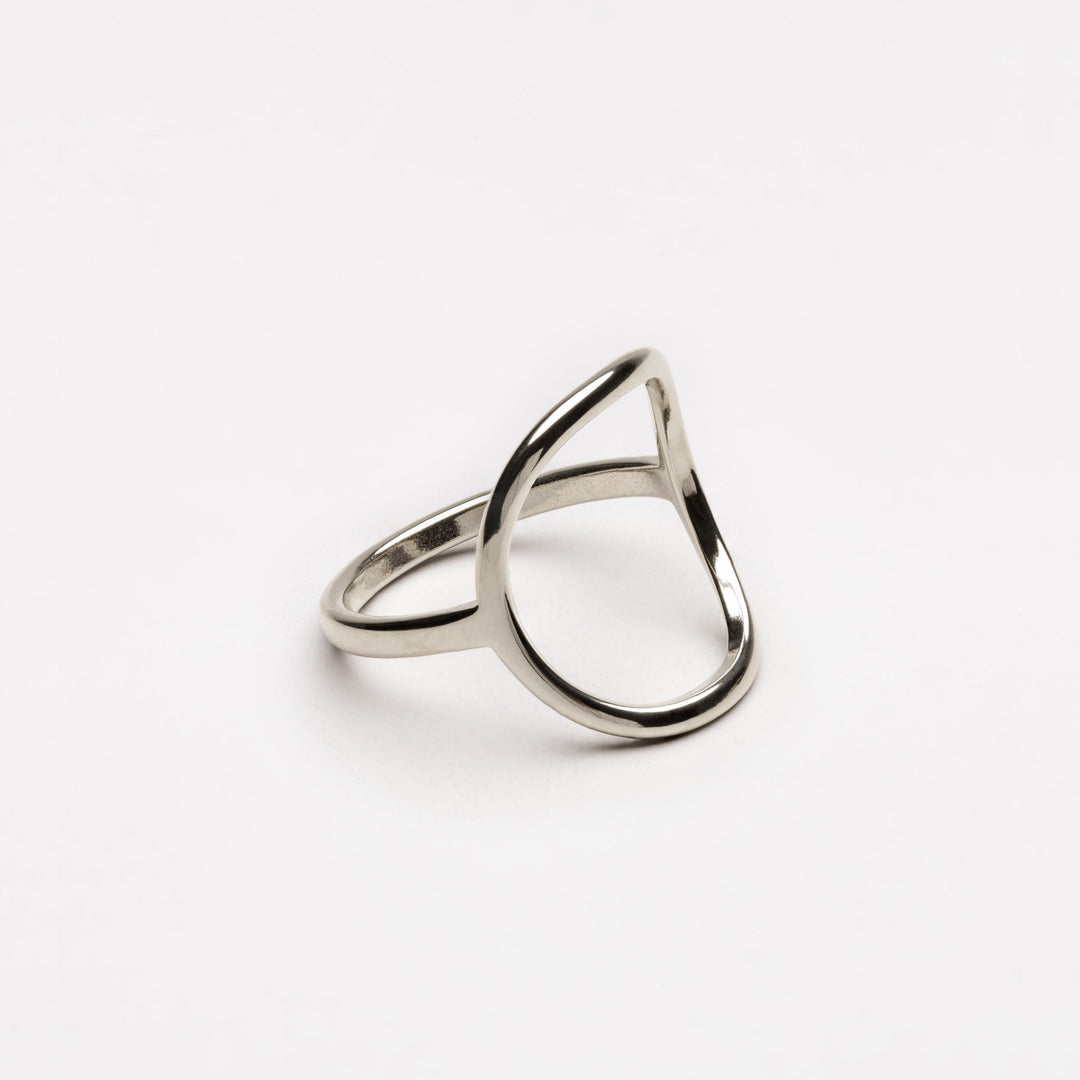 Oval Ring - Noa-5-Silver-Nora Luxe