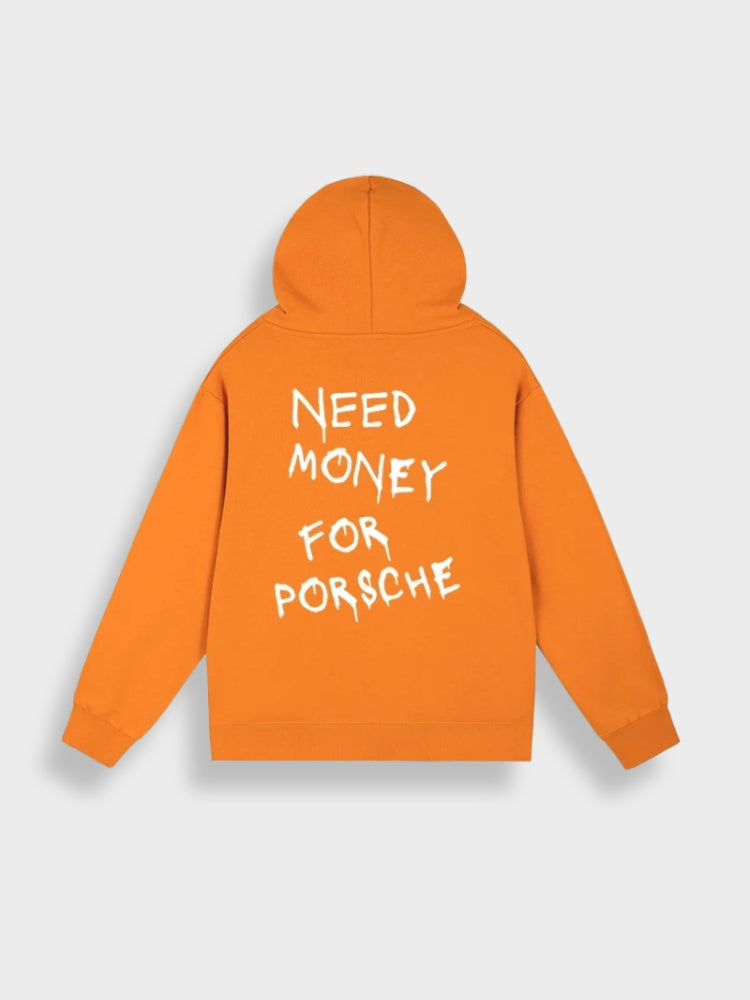 Oversized Men's Hoodie with Print - Noah-Orange-S-Nora Luxe
