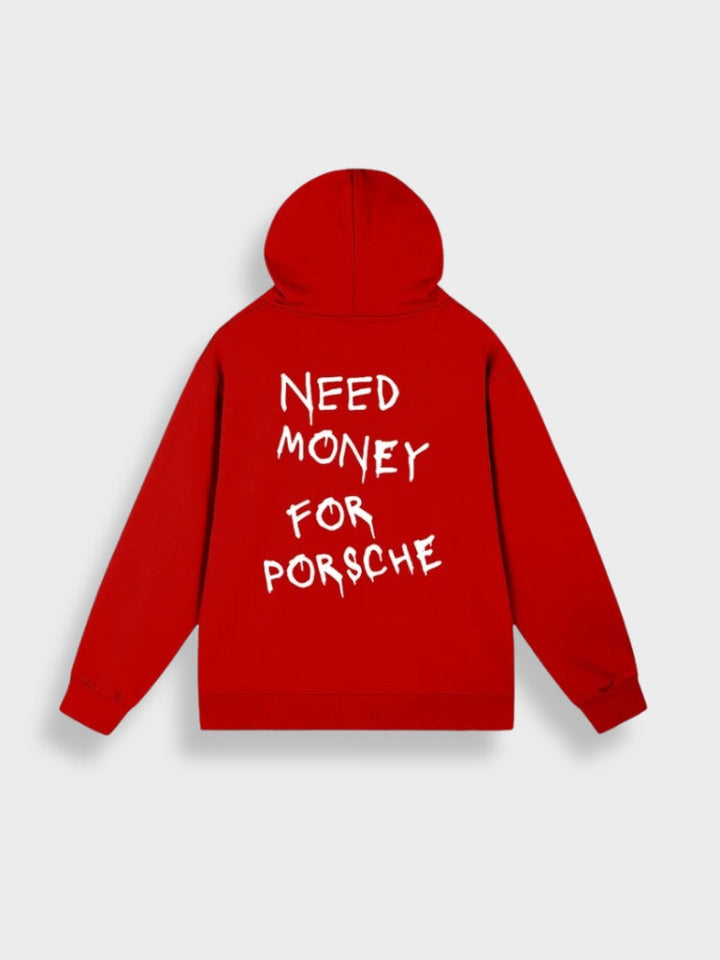 Oversized Men's Hoodie with Print - Noah-Red-S-Nora Luxe