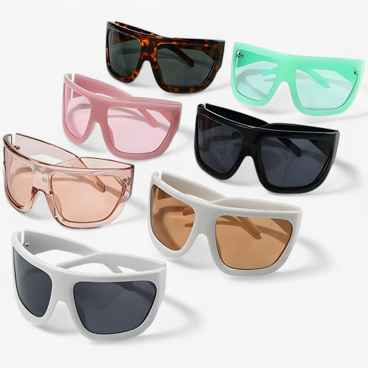 Oversized Steampunk Sports Sunglasses with Wraparound Design – Ignix-Black-Nora Luxe