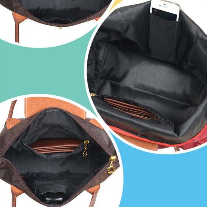 Oxford Shoulder Bag - LuxeCarry-Black-S (11.8 × 4.7 × 9.1 in)-Nora Luxe