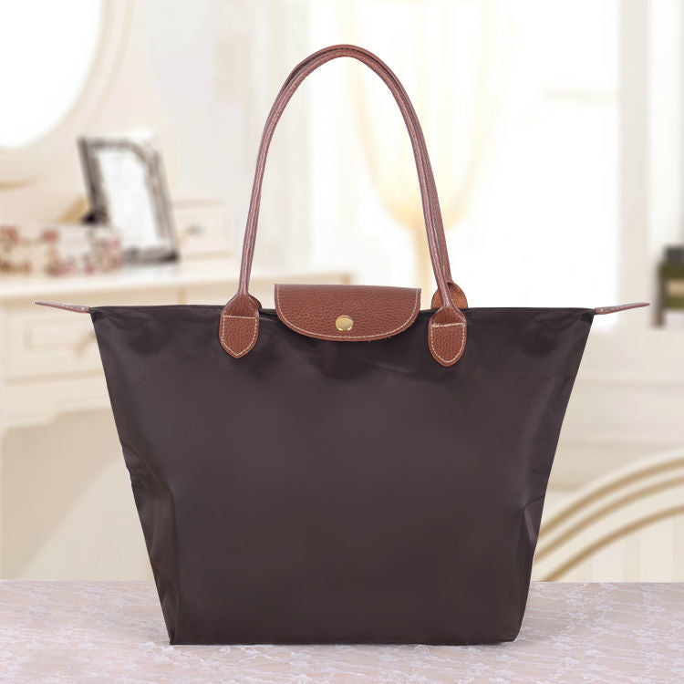 Oxford Shoulder Bag - LuxeCarry-Coffee-S (11.8 × 4.7 × 9.1 in)-Nora Luxe