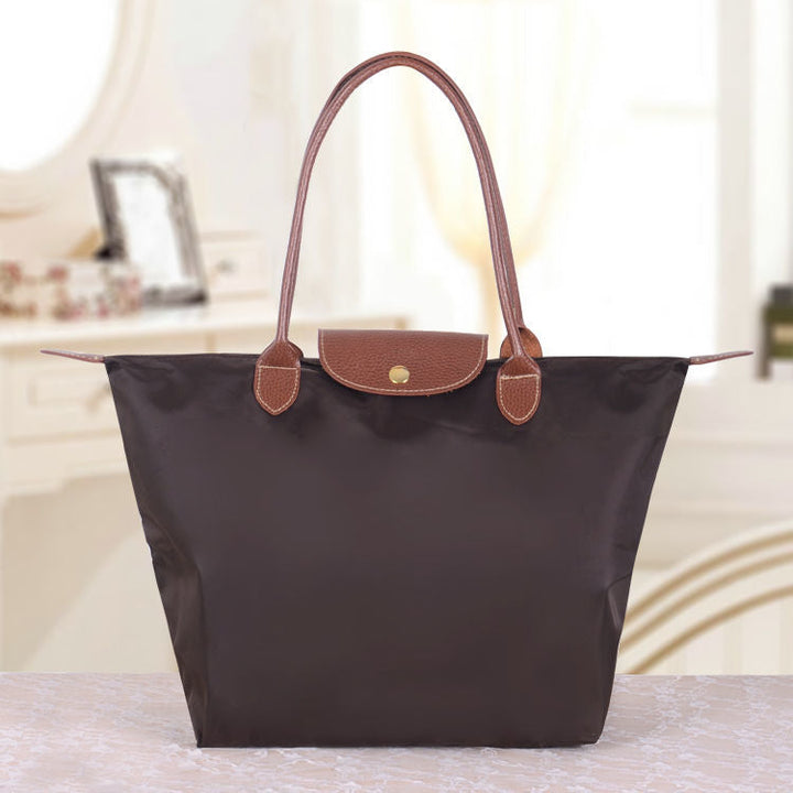 Oxford Shoulder Bag - LuxeCarry-Coffee-S (11.8 × 4.7 × 9.1 in)-Nora Luxe