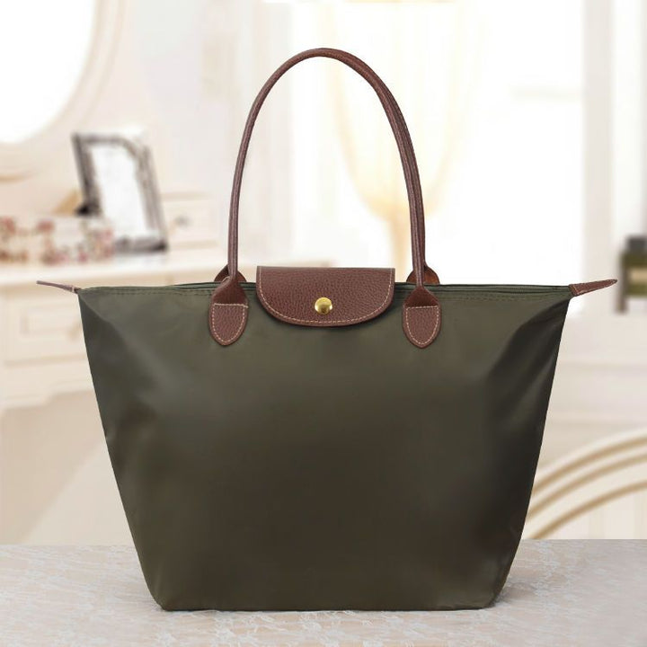 Oxford Shoulder Bag - LuxeCarry-Green-S (11.8 × 4.7 × 9.1 in)-Nora Luxe