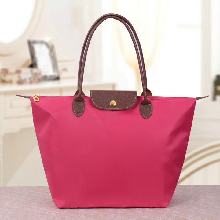 Oxford Shoulder Bag - LuxeCarry-Pink-S (11.8 × 4.7 × 9.1 in)-Nora Luxe
