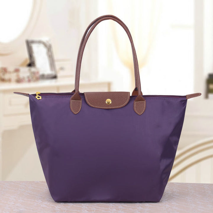 Oxford Shoulder Bag - LuxeCarry-Purple-S (11.8 × 4.7 × 9.1 in)-Nora Luxe