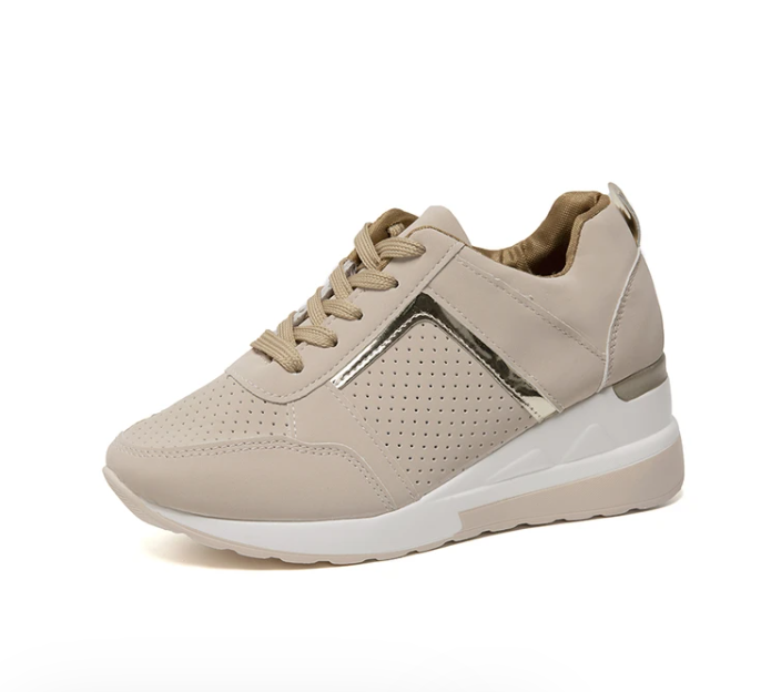 Pain-Free Feet All Day - Lupine Sneakers-Beige-3.5-Nora Luxe