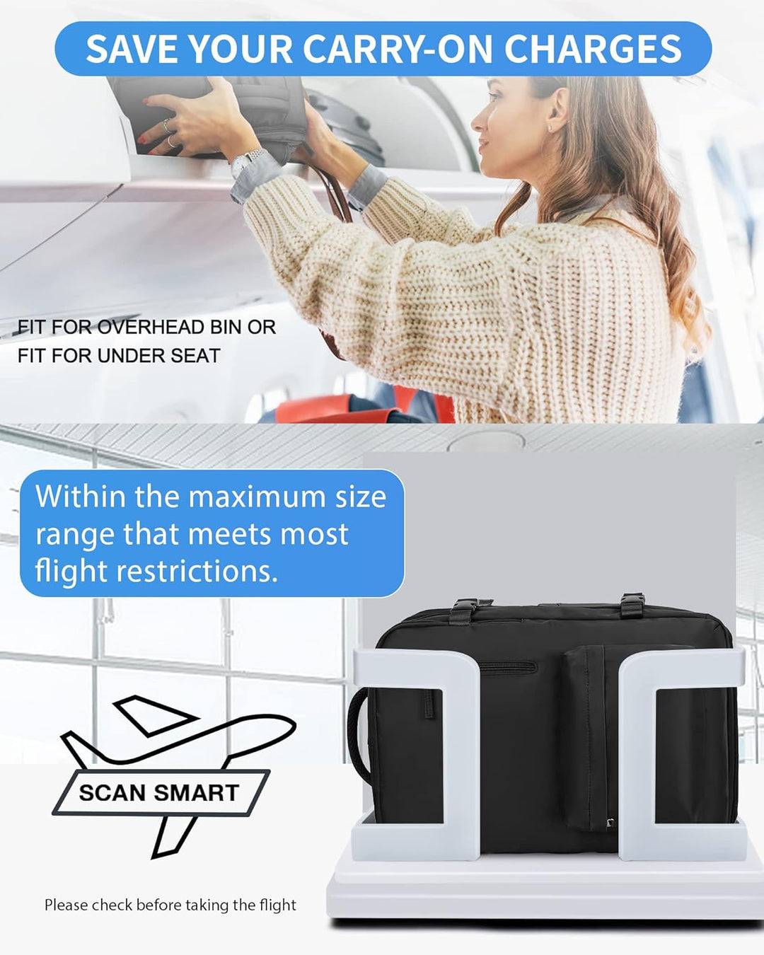 Multi-Compartment Laptop Carry Bag with Adjustable Shoulder Strap