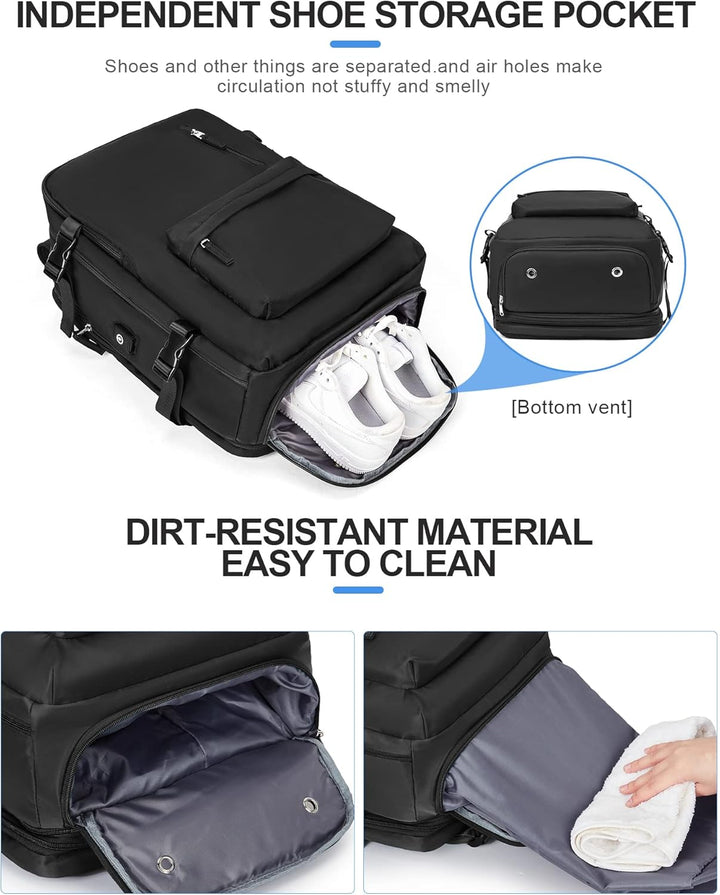 Multi-Compartment Laptop Carry Bag with Adjustable Shoulder Strap