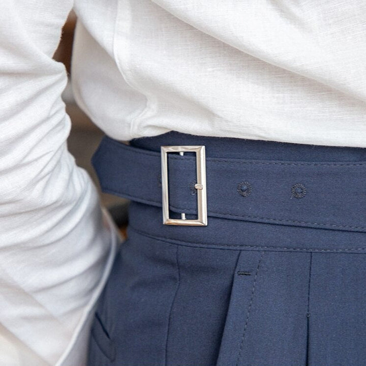 Men's Gurkha Trousers with High Waist – Isauro