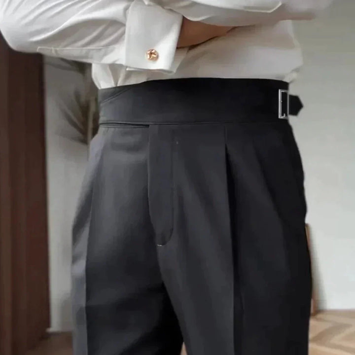 Men's Gurkha Trousers with High Waist – Isauro