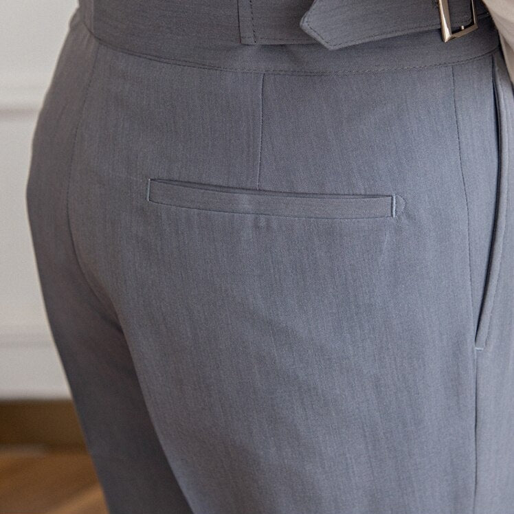 Men's Gurkha Trousers with High Waist – Isauro