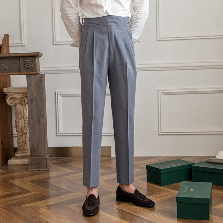 Men's Gurkha Trousers with High Waist – Isauro