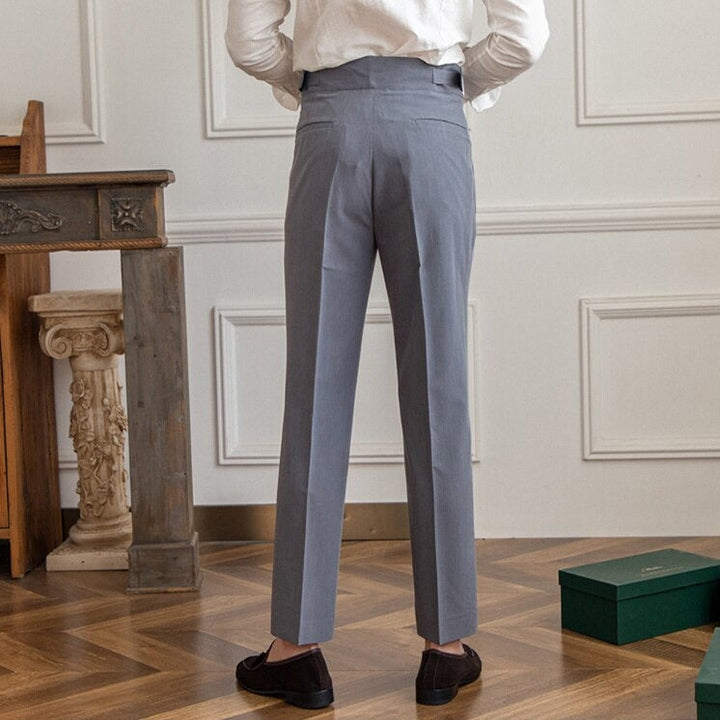 Men's Gurkha Trousers with High Waist – Isauro