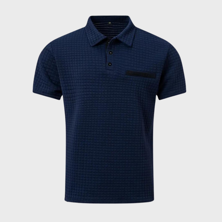 Paolo - Trendy Polo Shirt for Men-White-S-Nora Luxe